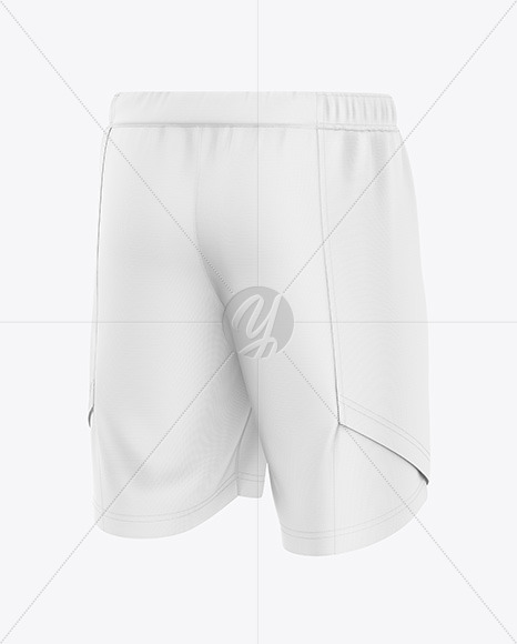Football Shorts Mockup - Half Side View Football Shorts Mockup - Half Side View
