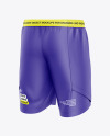 Football Shorts Mockup - Half Side View Football Shorts Mockup - Half Side View