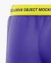 Football Shorts Mockup - Half Side View