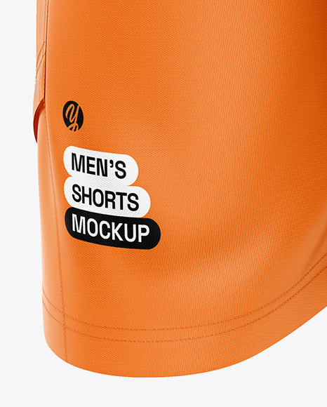 Football Shorts Mockup - Half Side View Football Shorts Mockup - Half Side View
