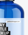 Blue Trigger Spray Bottle Mockup