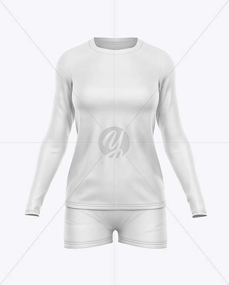 Women's Volleyball Kit Mockup