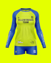 Women's Volleyball Kit Mockup