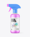 Frosted Trigger Spray Bottle Mockup