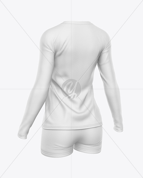 Women's Volleyball Kit Mockup