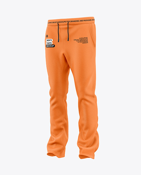 Pants Mockup - Half Side View