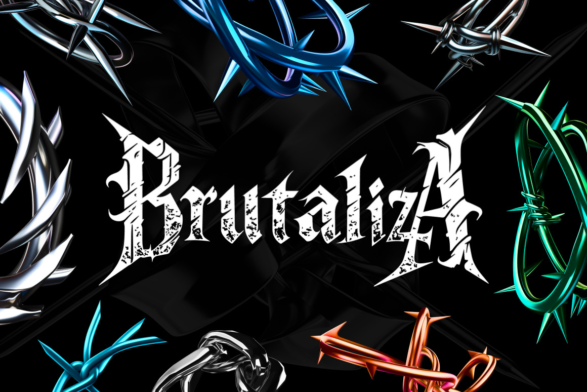 Brutaliza - 3d Shapes Asset