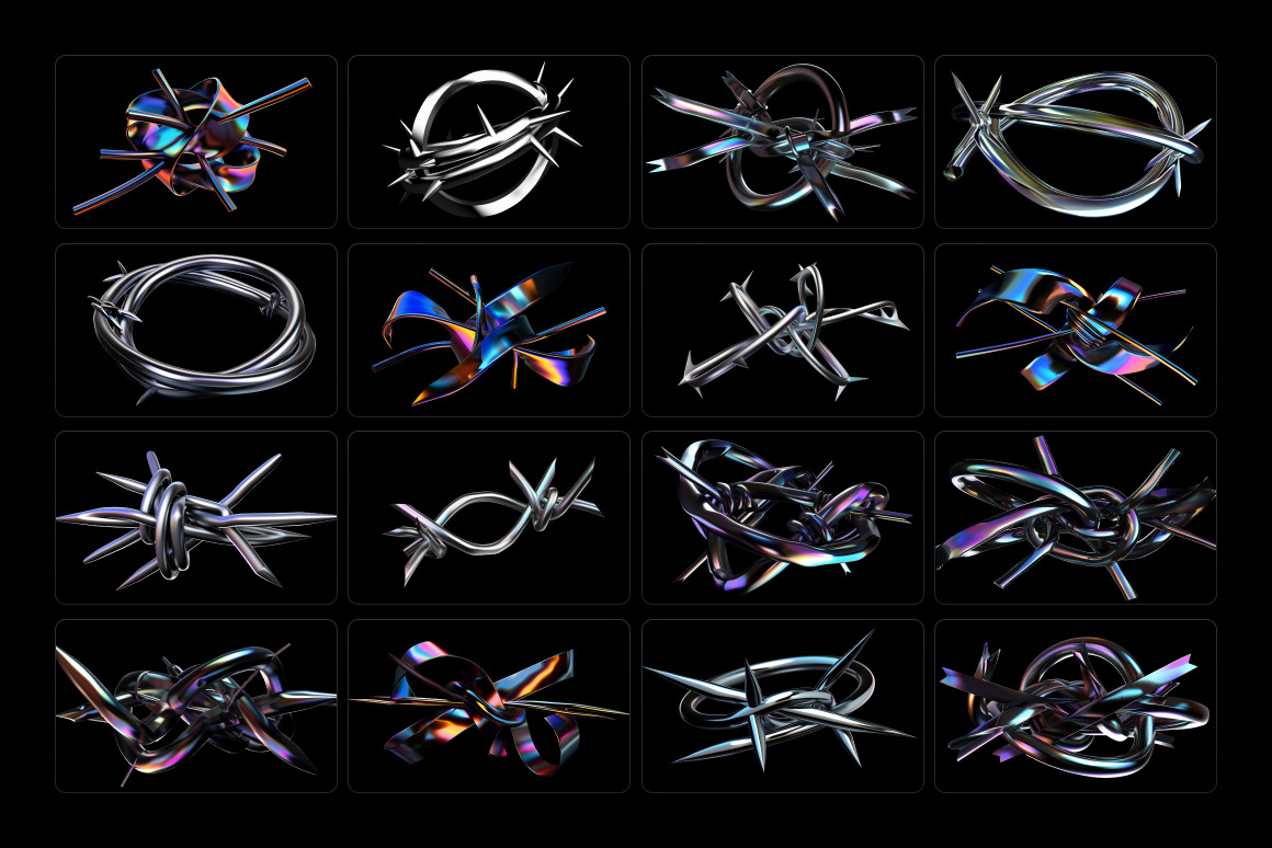 Brutaliza - 3d Shapes Asset Brutaliza - 3d Shapes Asset