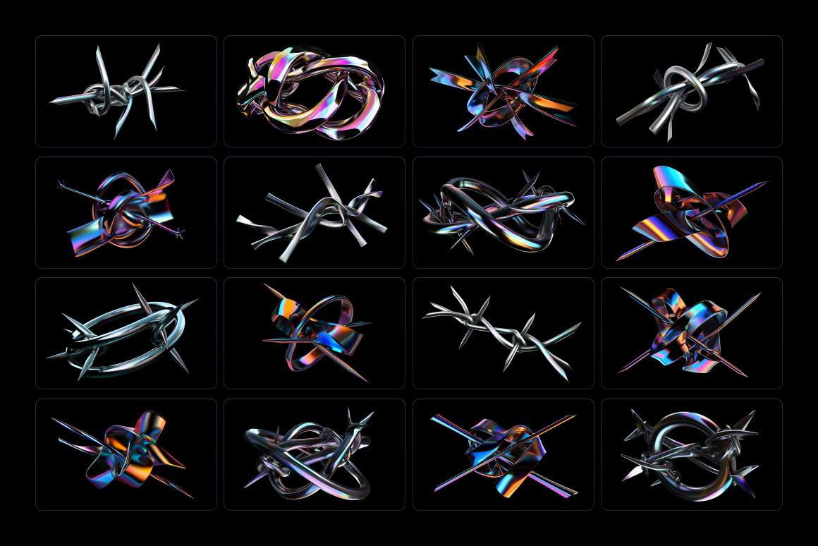 Brutaliza - 3d Shapes Asset Brutaliza - 3d Shapes Asset