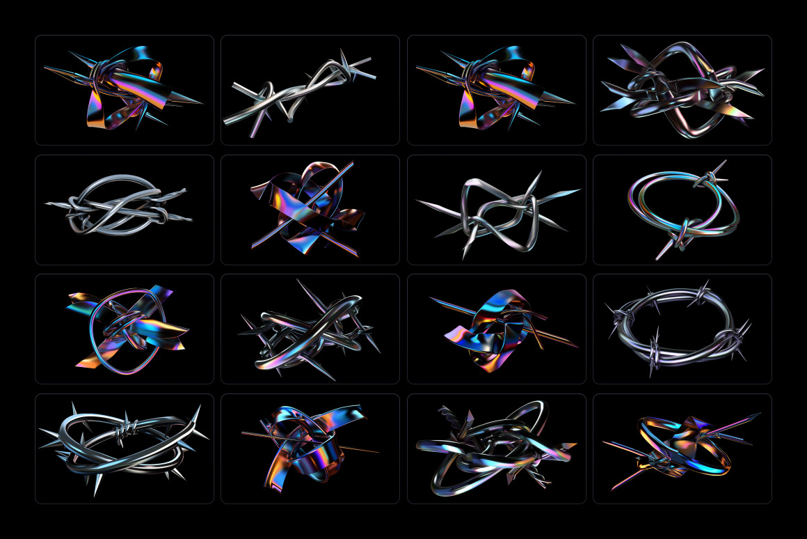 Brutaliza - 3d Shapes Asset Brutaliza - 3d Shapes Asset