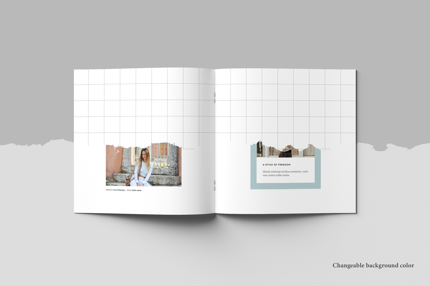 Square Brochure and Photobook Mockups