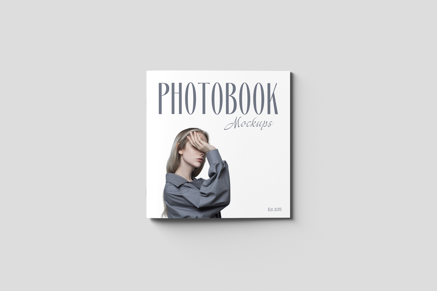 Square Brochure and Photobook Mockups