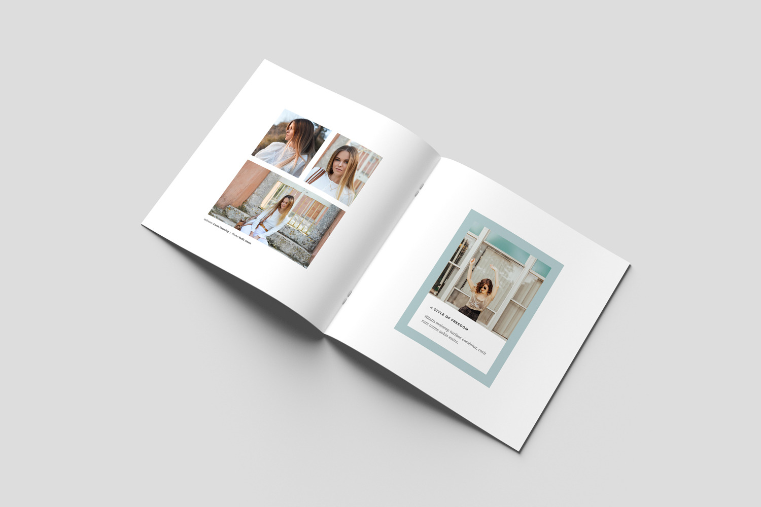 Square Brochure and Photobook Mockups