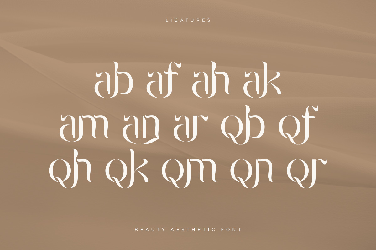 Gianlusy - Beauty Aesthetic Font