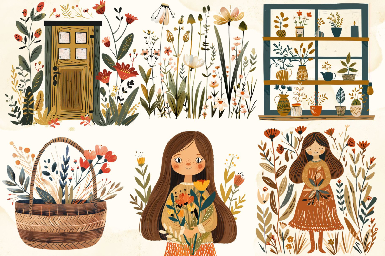 Nordic Spring Folk Art