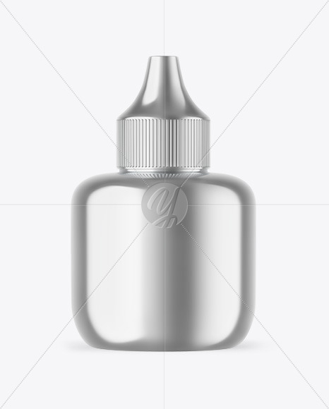 Metallic Dropper Bottle Mockup