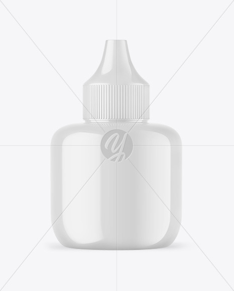 Glossy Dropper Bottle Mockup