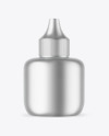 Matte Metallic Dropper Bottle Mockup