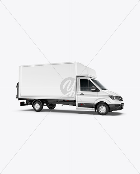 Box Truck Mockup - Side View