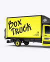 Box Truck Mockup - Side View