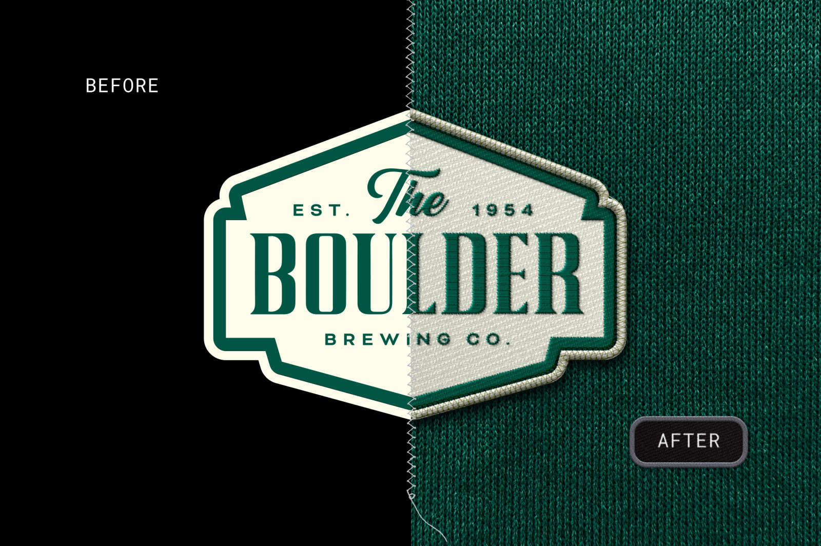 Custom Shape Embroidery Patch Mockup Custom Shape Embroidery Patch Mockup