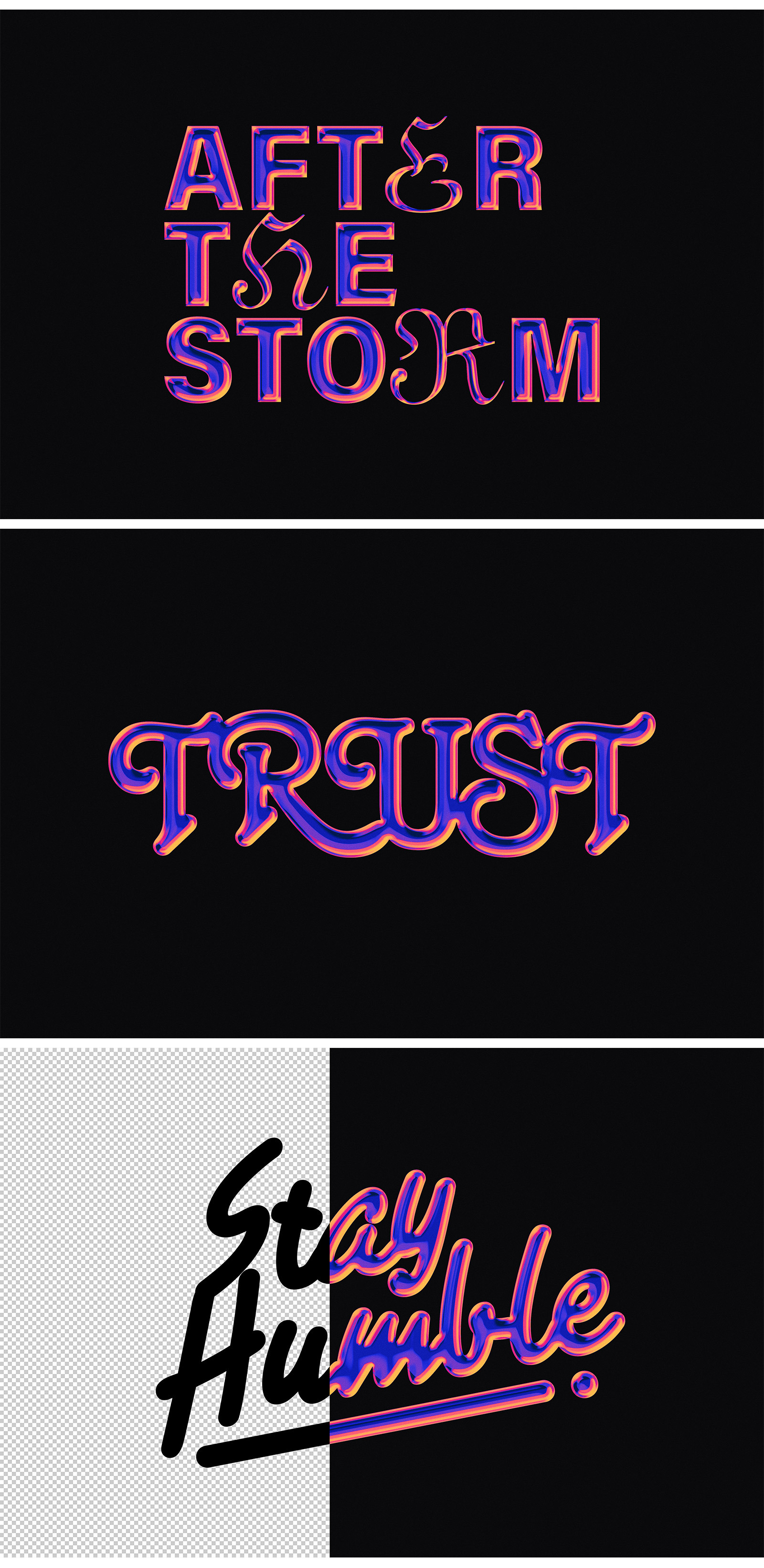 Bright Chrome Text & Logo Effect Bright Chrome Text & Logo Effect