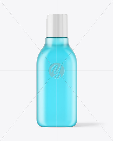 200ml Frosted Plastic Cosmetic Bottle Mockup