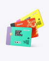 Three Credit Cards Mockup