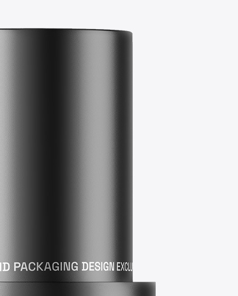 Matte Metallic Cosmetic Bottle Mockup