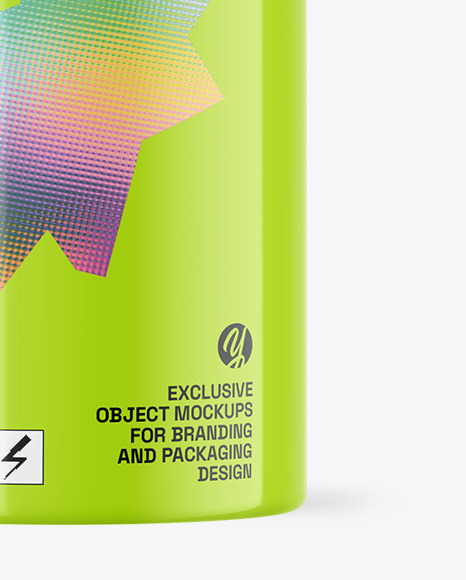 Glossy Cosmetic Bottle Mockup