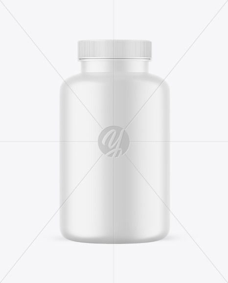 Matte Protein Jar Mockup