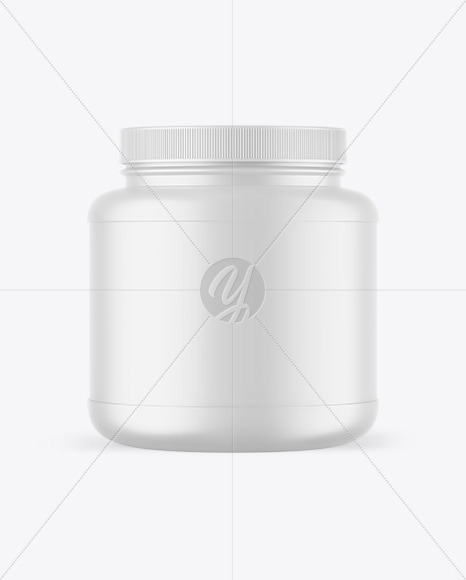 Matte Protein Jar Mockup