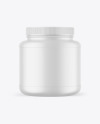 Matte Protein Jar Mockup