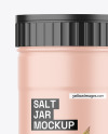 Matte Salt Jar Mockup