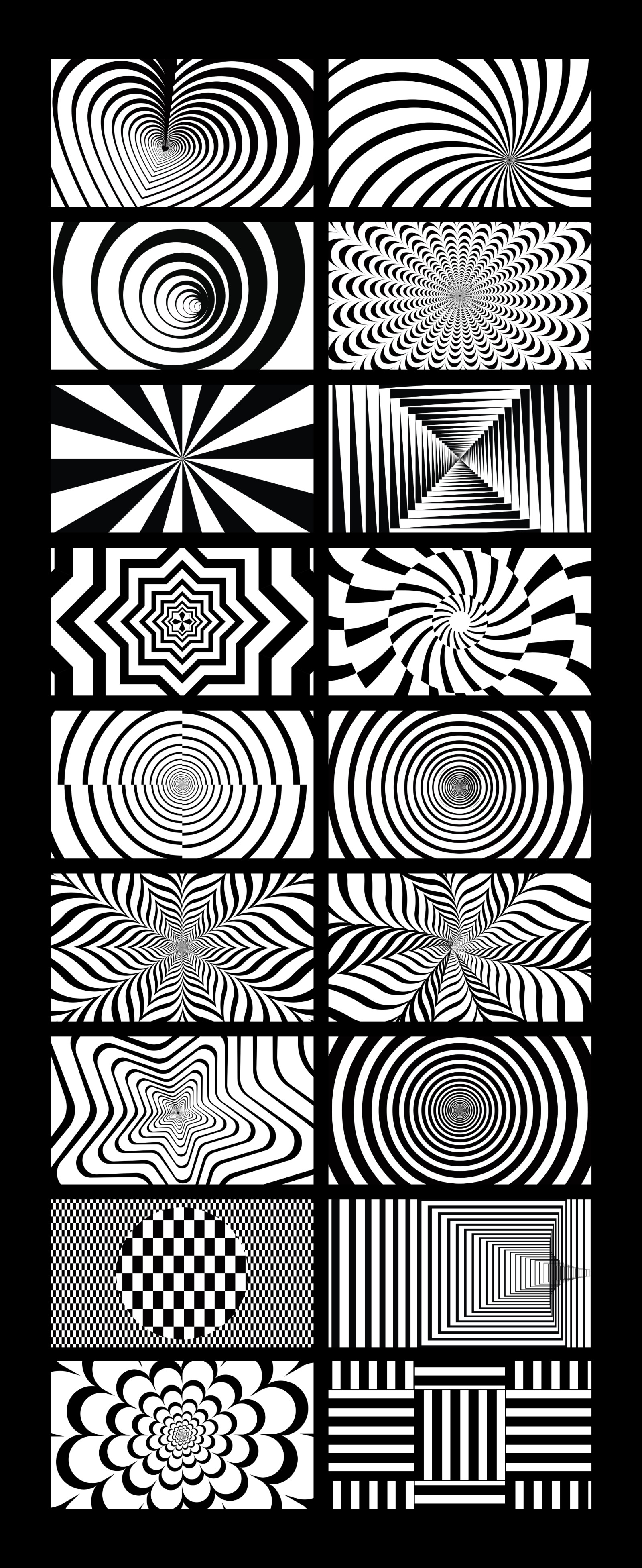 Op Art Animated Backgrounds