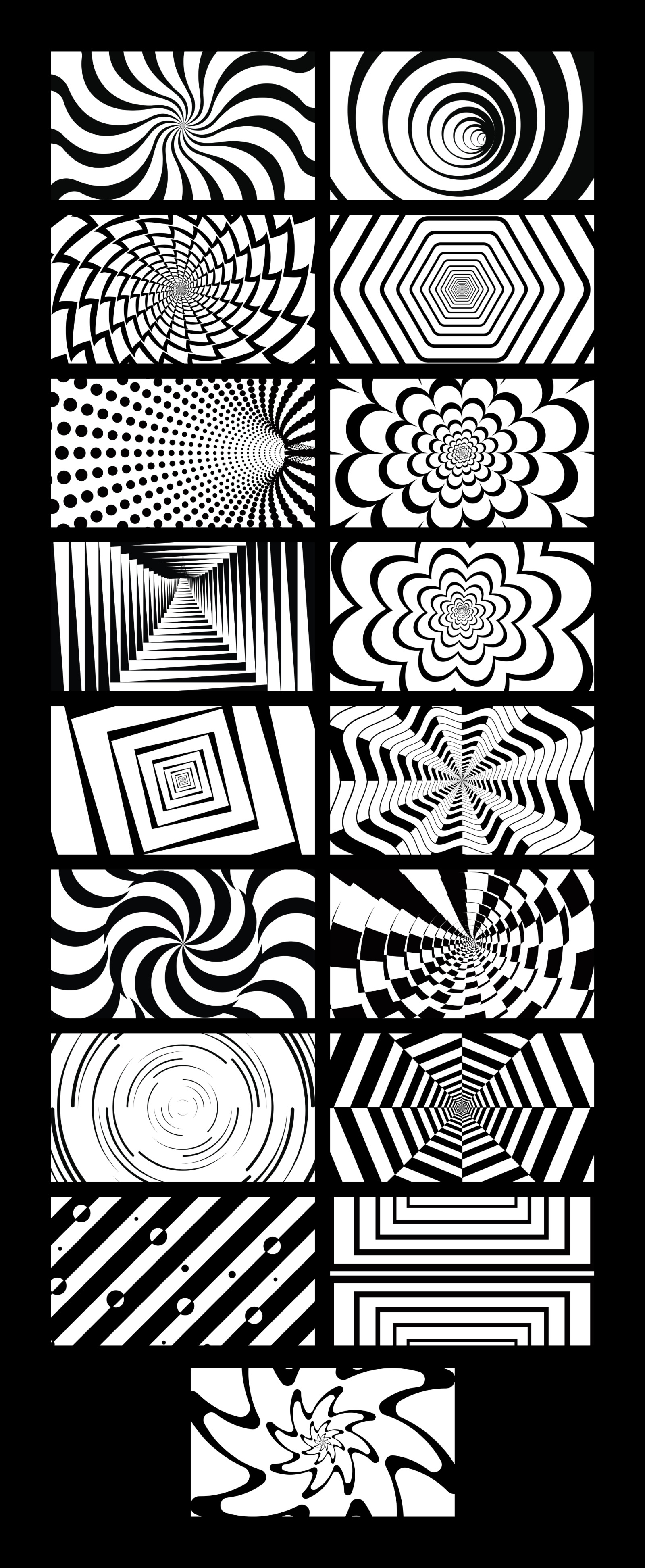 Op Art Animated Backgrounds