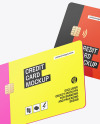 Three Credit Cards Mockup