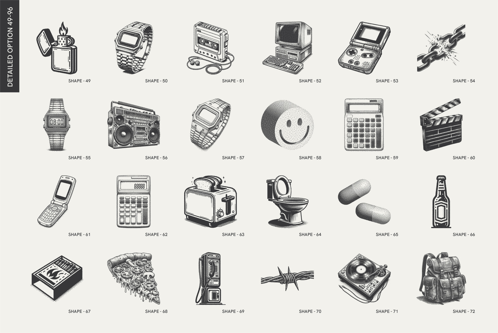 8-Bit Art. Pixelated Graphic Pack 8-Bit Art. Pixelated Graphic Pack