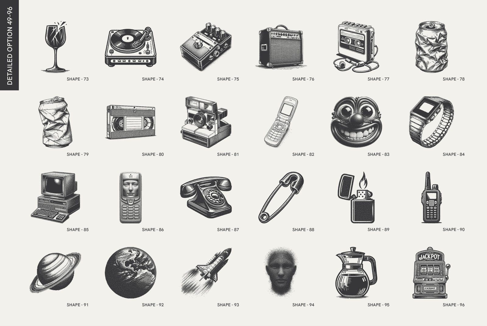 8-Bit Art. Pixelated Graphic Pack 8-Bit Art. Pixelated Graphic Pack