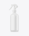 Glossy Trigger Spray Bottle Mockup