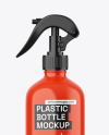 Glossy Trigger Spray Bottle Mockup