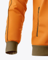 Men's Long Sleeve Track Jacket Mockup - Front View