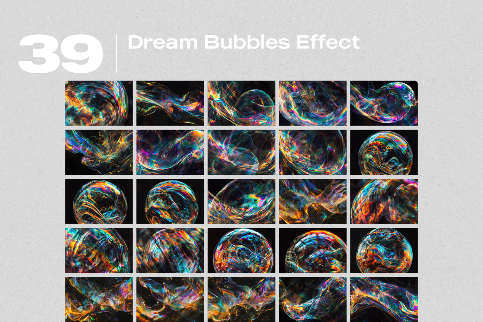 39 Dream Bubbles Effect Photo Overlays