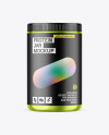 Metallic Protein Jar Mockup