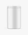 Matte Protein Jar Mockup