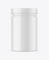 Glossy Protein Jar Mockup