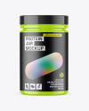 Glossy Protein Jar Mockup