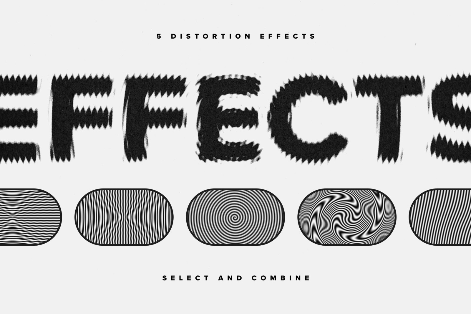 Hypnotic Distortion Text Effects