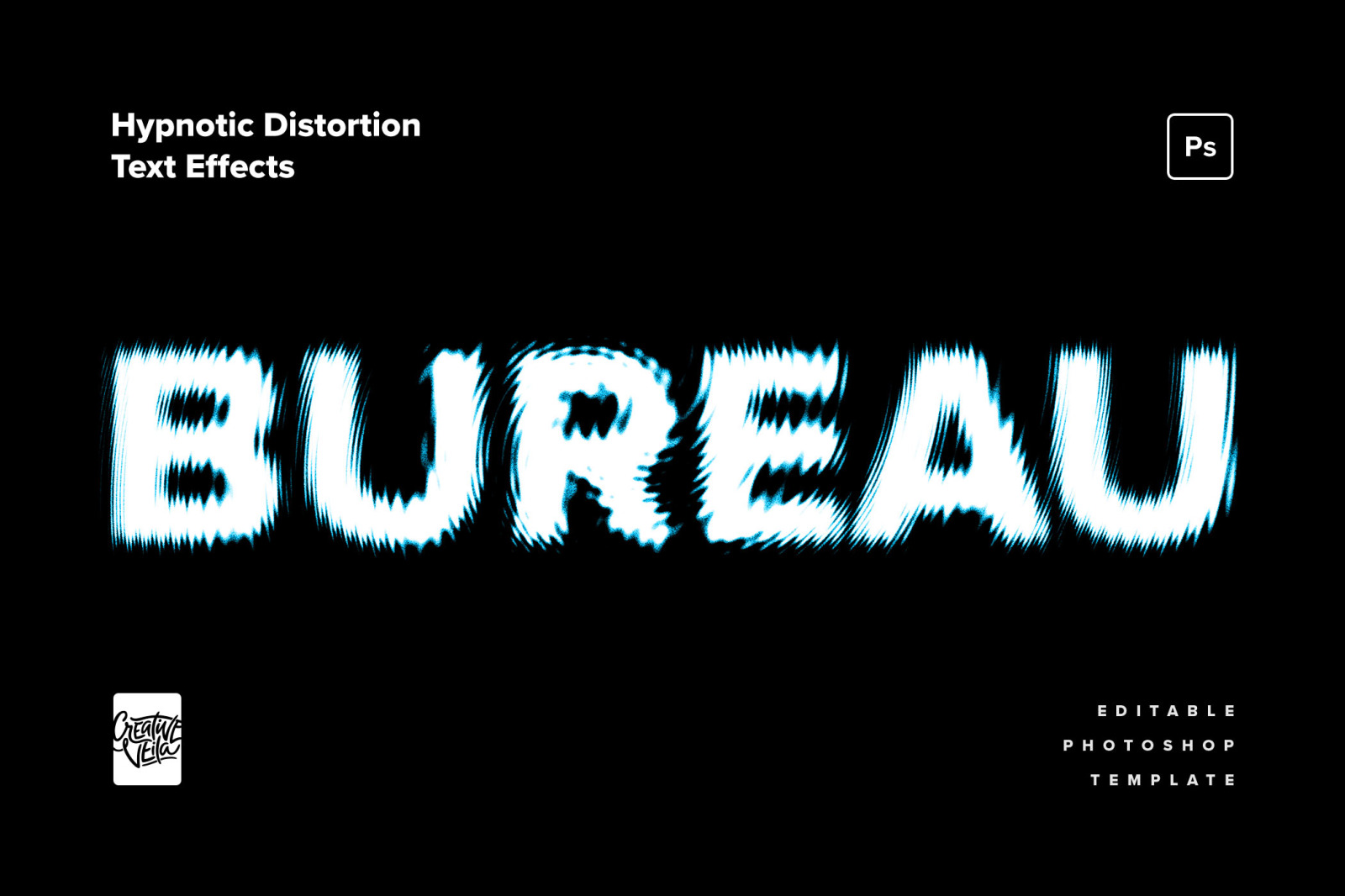 Hypnotic Distortion Text Effects