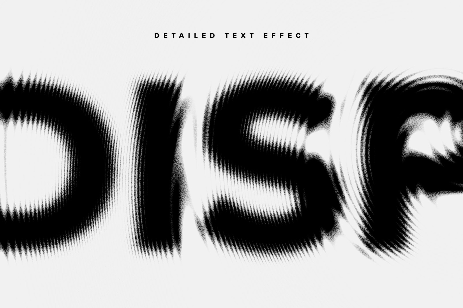 Hypnotic Distortion Text Effects